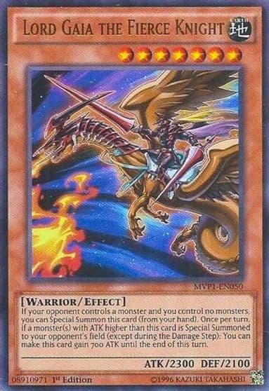 Lord Gaia the Fierce Knight The Dark Side of Dimensions Movie Pack Yu-Gi-Oh! card