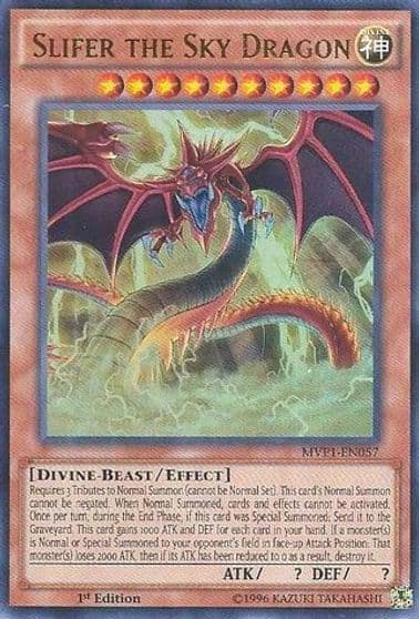 Slifer the Sky Dragon The Dark Side of Dimensions Movie Pack Yu-Gi-Oh! card