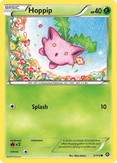 Hoppip XY - Steam Siege Pokemon card