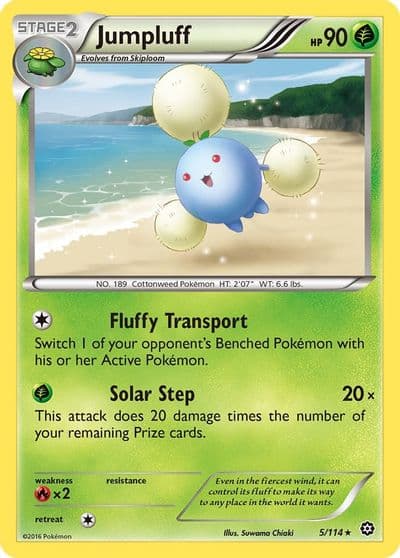 Jumpluff XY - Steam Siege Pokemon card