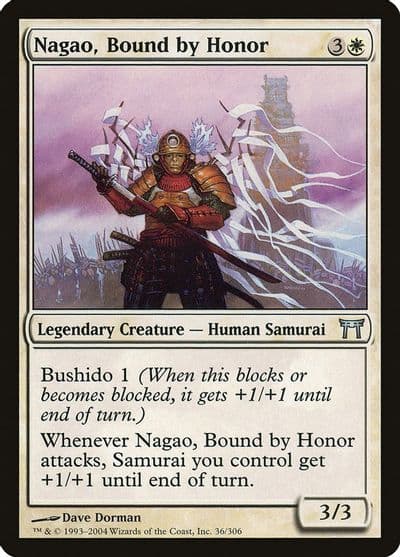 Nagao Bound by Honor Champions of Kamigawa Magic card