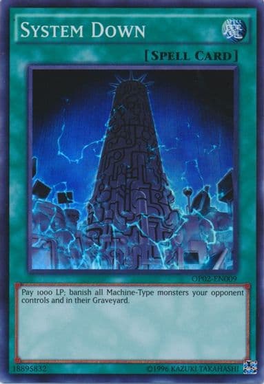 System Down OTS Tournament Pack 2 Yu-Gi-Oh! card