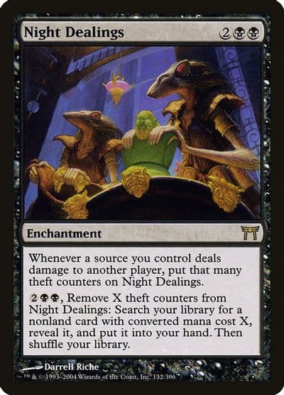 Night Dealings Champions of Kamigawa Magic card
