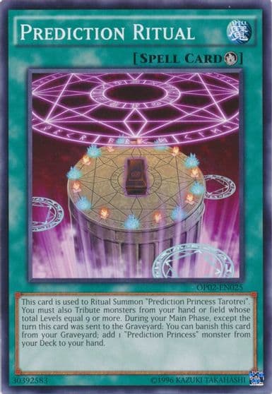 Prediction Ritual OTS Tournament Pack 2 Yu-Gi-Oh! card