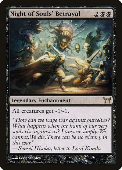 Night of Souls Betrayal Champions of Kamigawa Magic card