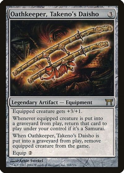 Oathkeeper Takenos Daisho Champions of Kamigawa Magic card