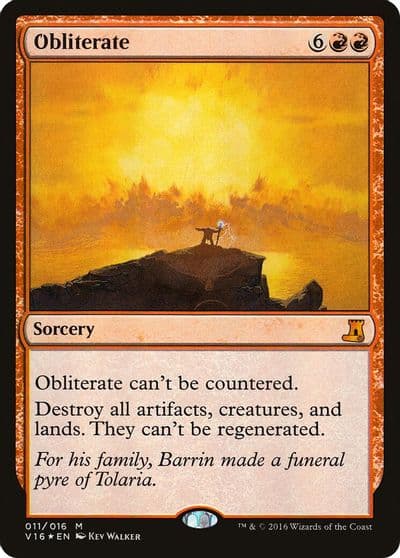 Obliterate From the Vault: Lore Magic card