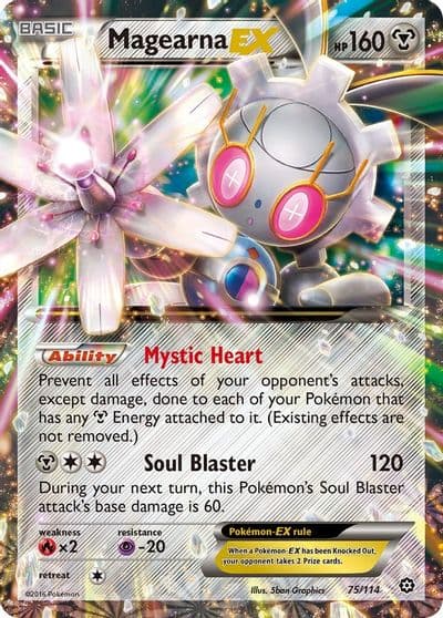 Magearna EX XY - Steam Siege Pokemon card