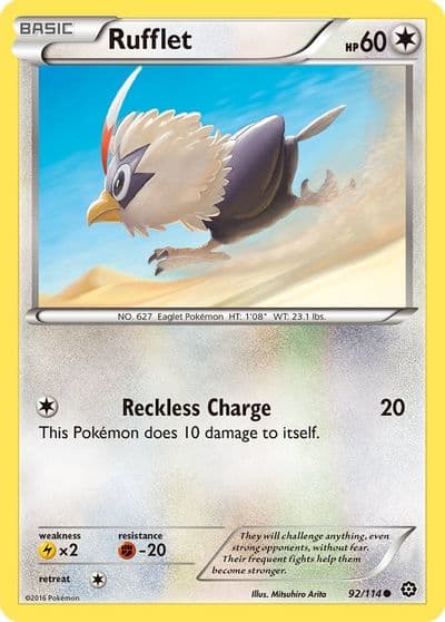 Rufflet XY - Steam Siege Pokemon card