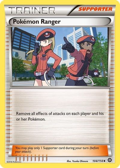 Pokemon Ranger XY - Steam Siege Pokemon card