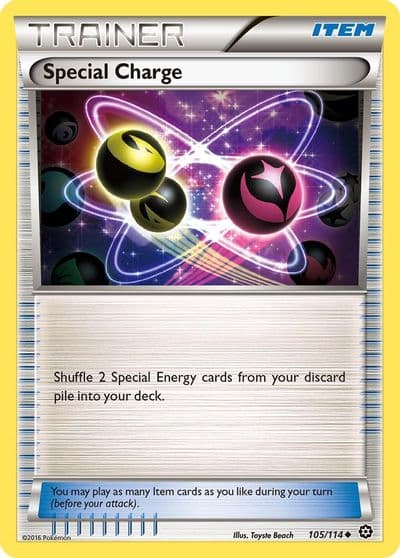 Special Charge XY - Steam Siege Pokemon card