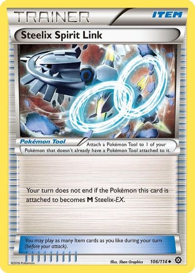 Steelix Spirit Link XY - Steam Siege Pokemon card