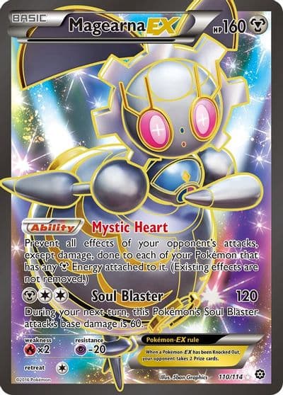 Magearna EX (Full Art) XY - Steam Siege Pokemon card