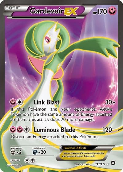 Gardevoir EX (Full Art) XY - Steam Siege Pokemon card