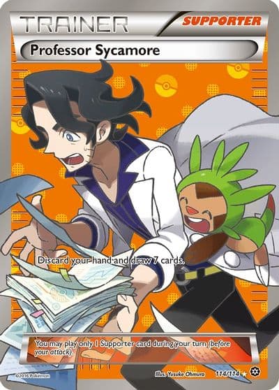 Professor Sycamore XY - Steam Siege Pokemon card