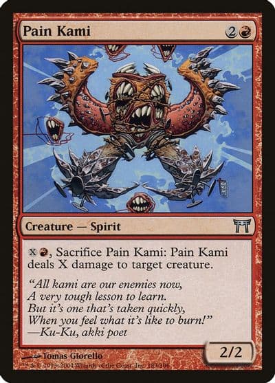 Pain Kami Champions of Kamigawa Magic card