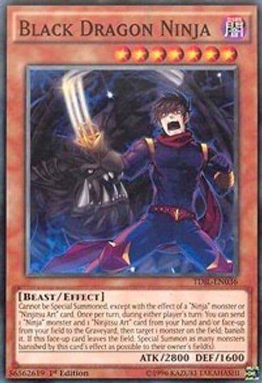 Black Dragon Ninja The Dark Illusion Yu-Gi-Oh! card