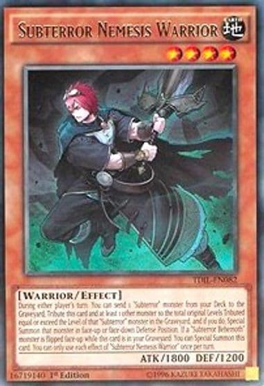 Subterror Nemesis Warrior The Dark Illusion Yu-Gi-Oh! card