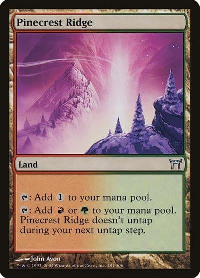 Pinecrest Ridge Champions of Kamigawa Magic card