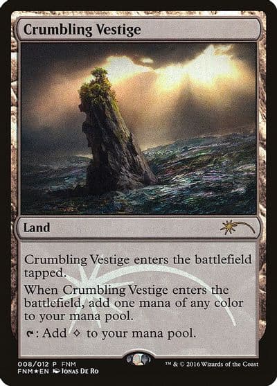 Crumbling Vestige FNM Promos Magic card