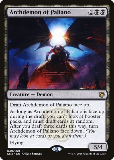 Archdemon of Paliano Conspiracy: Take the Crown Magic card