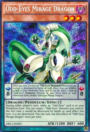 Odd Eyes Mirage Dragon Dragons of Legend: Unleashed Yu-Gi-Oh! card