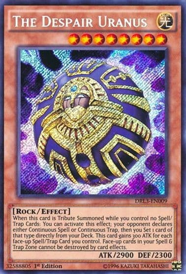 The Despair Uranus Dragons of Legend: Unleashed Yu-Gi-Oh! card