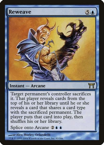 Reweave Champions of Kamigawa Magic card
