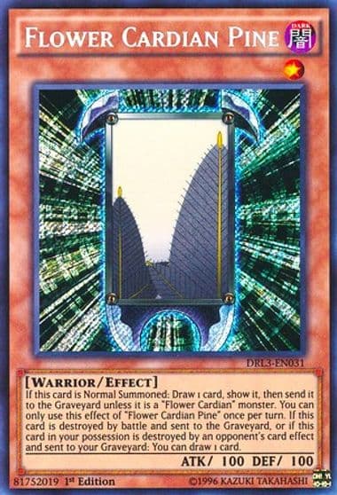 Flower Cardian Pine Dragons of Legend: Unleashed Yu-Gi-Oh! card