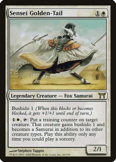Sensei Golden Tail Champions of Kamigawa Magic card