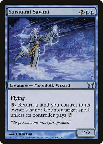 Soratami Savant Champions of Kamigawa Magic card