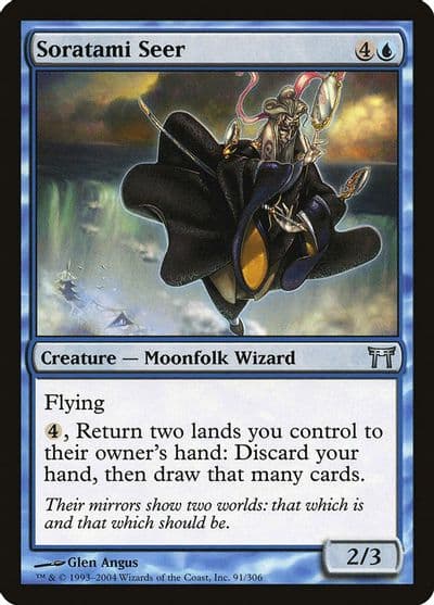 Soratami Seer Champions of Kamigawa Magic card