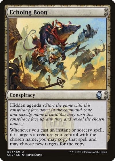 Echoing Boon Conspiracy: Take the Crown Magic card