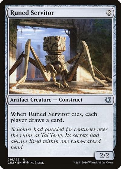 Runed Servitor Conspiracy: Take the Crown Magic card