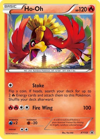 Ho-Oh XY Promos Pokemon card