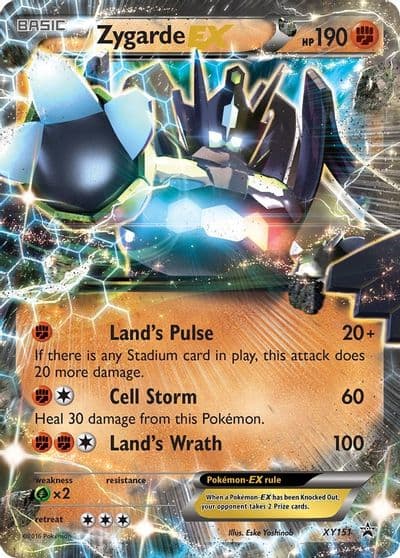 Zygarde EX (Shiny) XY Promos Pokemon card