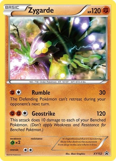 Zygarde XY Promos Pokemon card