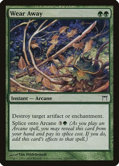 Wear Away Champions of Kamigawa Magic card
