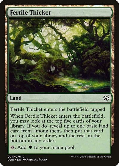 Fertile Thicket Duel Decks: Nissa vs. Ob Nixilis Magic card