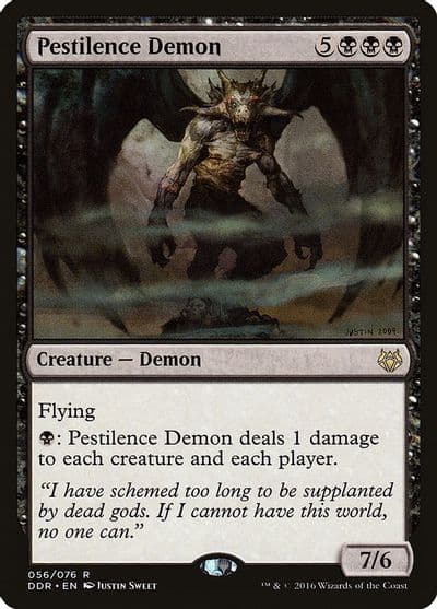 Pestilence Demon Duel Decks: Nissa vs. Ob Nixilis Magic card