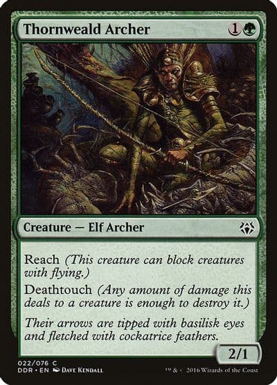 Thornweald Archer Duel Decks: Nissa vs. Ob Nixilis Magic card
