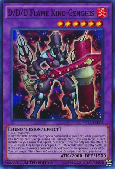 D D D Flame King Genghis 2016 Mega-Tins Yu-Gi-Oh! card