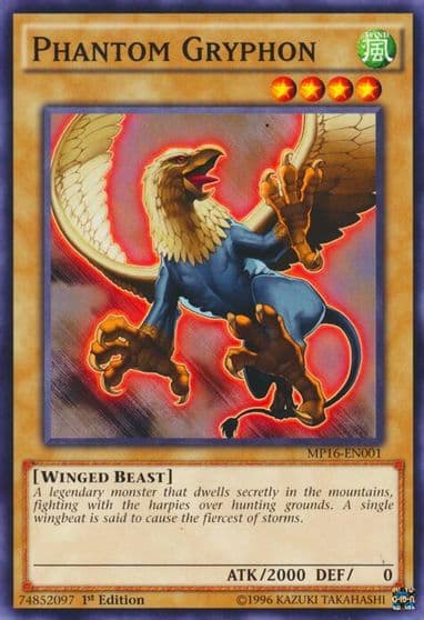 Phantom Gryphon 2016 Mega-Tins Mega Pack Yu-Gi-Oh! card