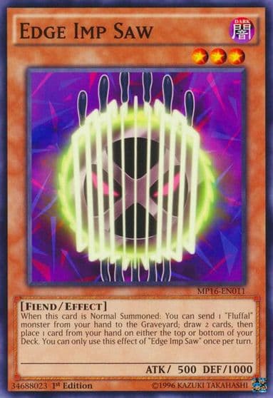Edge Imp Saw 2016 Mega-Tins Mega Pack Yu-Gi-Oh! card
