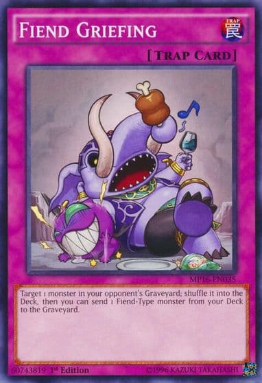 Fiend Griefing 2016 Mega-Tins Mega Pack Yu-Gi-Oh! card