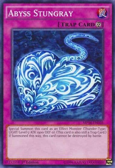 Abyss Stungray 2016 Mega-Tins Mega Pack Yu-Gi-Oh! card
