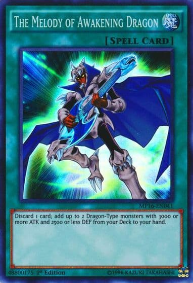 The Melody of Awakening Dragon 2016 Mega-Tins Mega Pack Yu-Gi-Oh! card