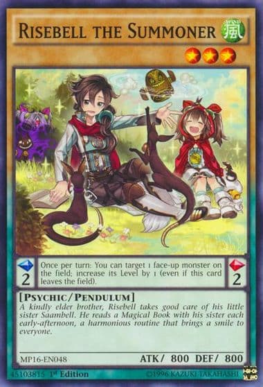 Risebell the Summoner 2016 Mega-Tins Mega Pack Yu-Gi-Oh! card