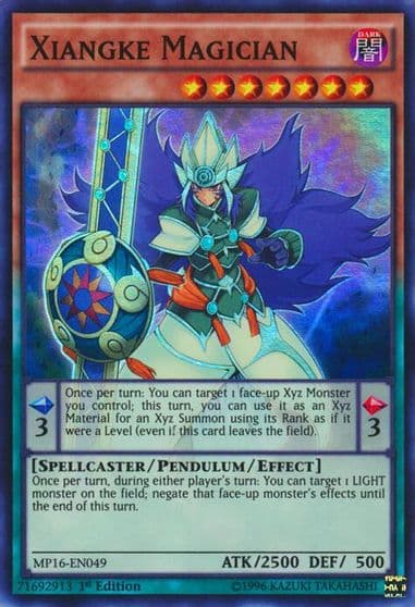 Xiangke Magician 2016 Mega-Tins Mega Pack Yu-Gi-Oh! card