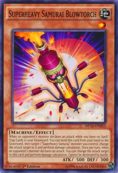 Superheavy Samurai Blowtorch 2016 Mega-Tins Mega Pack Yu-Gi-Oh! card